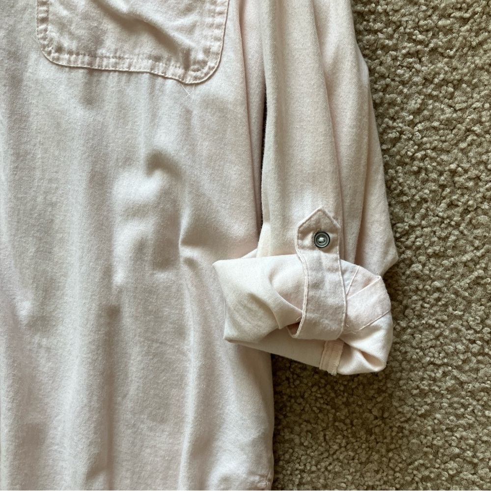 Women’s Sonoma Soft Pink Long Sleeve Shirt Size L - Picture 2 of 6